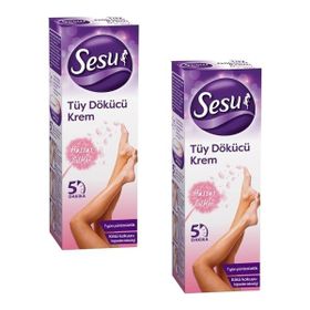 Sesu Hassas Ciltler 2x40 ml Tüy Dökücü Krem