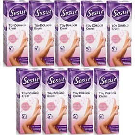 Sesu Hassas Ciltler 9x40 ml Tüy Dökücü Krem