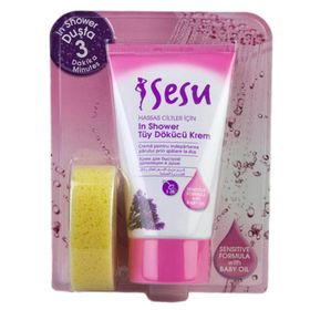 Sesu In Shower Hassas Ciltler İçin Tüy Dökücü Krem - 150 ml