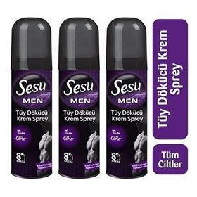 Sesu Men 3x150 ml Tüy Dökücü Köpük