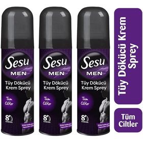 Sesu Men 3x150 ml Tüy Dökücü Köpük
