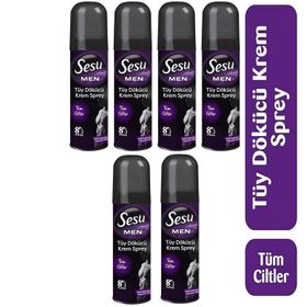 Sesu Men 3x150 ml Tüy Dökücü Köpük