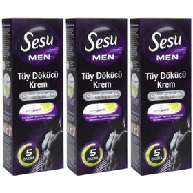Sesu Men Erkek 3x100 ml Tüy Dökücü Krem