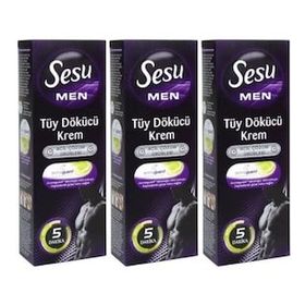 Sesu Men Erkek 3x100 ml Tüy Dökücü Krem