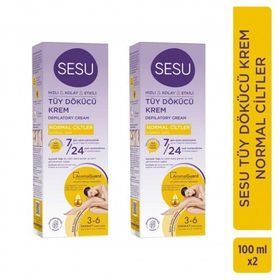Sesu Normal Ciltler 100 ml x 2 Adet Tüy Dökücü Krem