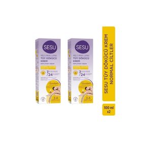 Sesu Normal Ciltler 100 ml x 2 Adet Tüy Dökücü Krem