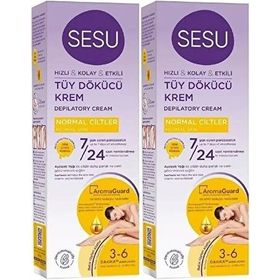 Sesu Normal Ciltler 100 ml x 2 Adet Tüy Dökücü Krem