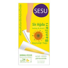 Sesu Normal Ciltler Ayçiçek Yağı 24'lü Ağda Bandı