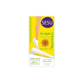 Sesu Normal Ciltler Ayçiçek Yağı 24'lü Ağda Bandı