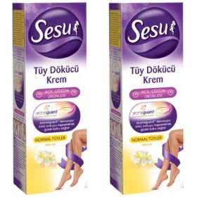Sesu Normal Tüyler 2x100 ml Tüy Dökücü Krem