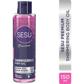 Sesu Premium Simli 150 ml Vücut Yağı