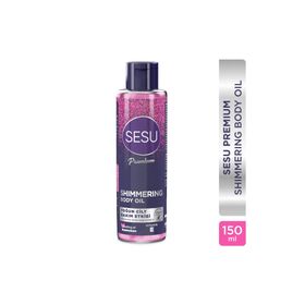 Sesu Premium Simli 150 ml Vücut Yağı