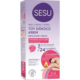 Sesu Sensitive Hassas Ciltler 2x40 ml Tüy Dökücü Krem
