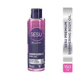 Sesu Simli 150 ml Vücut Bakım Yağı