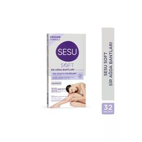 Sesu Soft 2x32'li Vücut Ağda Bandı