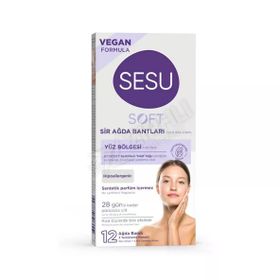Sesu Soft 3x12'li Yüz Ağda Bandı