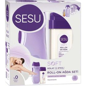 Sesu Soft Roll-On Ağda Makineli Set