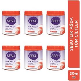 Sesu Tüm Ciltler 250 gr 6 Adet Ilık Ağda