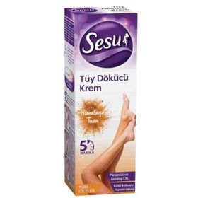 Sesu Tüm Ciltler İçin 2x100 ml Himalaya Tuzu Tüy Dökücü Krem