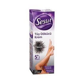 Sesu Tüm Ciltler Kömürlü 100 ml Tüy Dökücü Krem