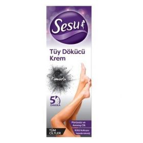 Sesu Tüm Ciltler Kömürlü 100 ml Tüy Dökücü Krem