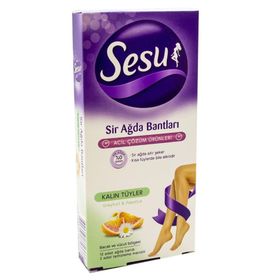 Sesu Vücut 12'li Hassas Ciltler Ağda Bandı
