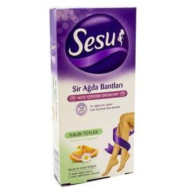 Sesu Vücut 12'li Hassas Ciltler Ağda Bandı