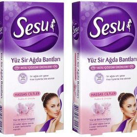 Sesu Yüz Hassas 2x20'li Ağda Bandı