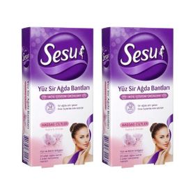 Sesu Yüz Sirli Hassas Ciltler Pudra Orkide 20 Adet Ağda Bantları