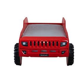 Setay 90x190 cm Kırmızı Jeep Arabalı Yatak