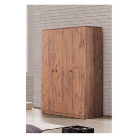 Setay Asya 3 Kapaklı 90 x 190 CM Ceviz Dolap
