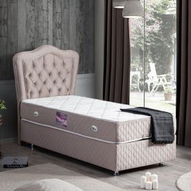 Setay Camelli Açık Kahve 120x200 cm İkili Set Tek Kişilik Baza Başlık