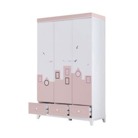 Setay City 3 Kapaklı Pembe Dolap