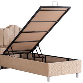 Setay Mobilya 120x200 cm Bej Trend Baza ve Başlık Seti