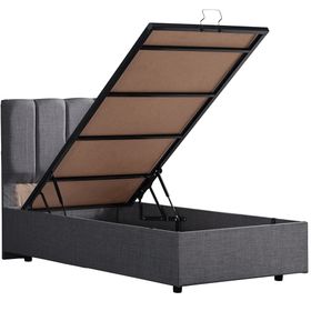 Setay Mobilya 140x190 cm Gabba Gri Baza ve Başlık Seti