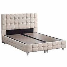 Setay Mobilya 140x200 cm Silwer Baza ve Başlık Seti