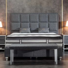 Setay Mobilya 140x200 cm Vegas Baza Başlık ve Yatak Seti