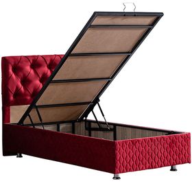 Setay Mobilya 160x200 cm Bordo Vita New Baza ve Başlık Seti