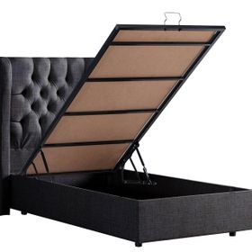 Setay Mobilya 90x190 cm Antrasit Baza ve Başlık Seti