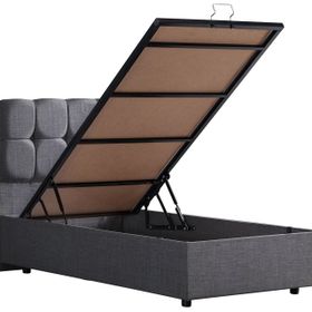 Setay Mobilya 90x190 cm Gri Paris Baza Ve Başlık Seti