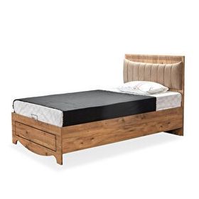 Setay Mobilya 90x190 cm Papatya Bazalı Karyola Ve Başlık