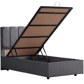 Setay Mobilya 90x200 cm Gabba Gri Baza ve Başlık Seti