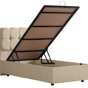 Setay Mobilya 90x200 cm Krem Paris Baza Ve Başlık Seti