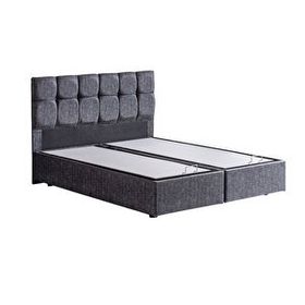 Setay Mobilya Gri 140x190 cm Berlin Tek Kişilik Baza Başlık Comfort Yatak Seti