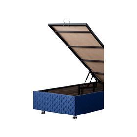 Setay Mobilya Lacivert 180X200 Duke New Baza Başlık ve Yatak Seti