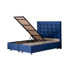 Setay Mobilya Lacivert 90X200 Duke New Baza Başlık ve Yatak Seti