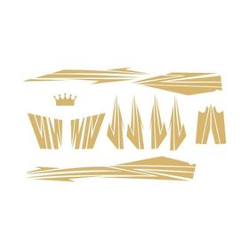 Sevenkardeşler Cup Gold Sticker Seti