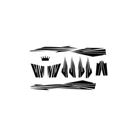 Sevenkardeşler Cup Siyah Sticker Seti