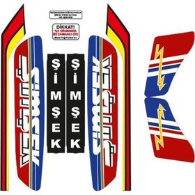 Sevenkardeşler Mobylette 007 Sticker