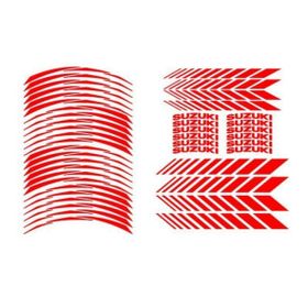 Sevenkardeşler Suzuki Reflektör Kırmızı Uyumlu Racing Şerit